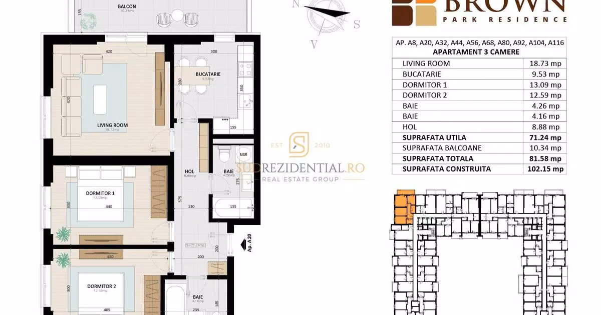 Apartament de vânzare cu 3 camere în zona Berceni, Sector 4
