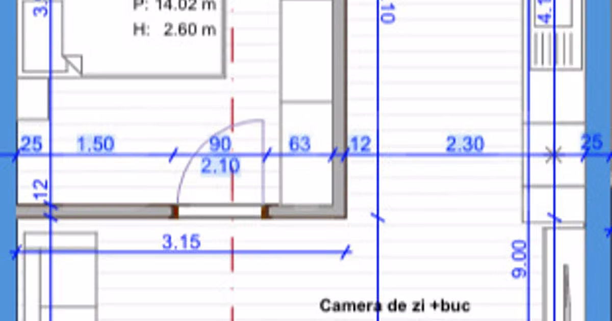 Apartament de vânzare cu 2 camere în Florești