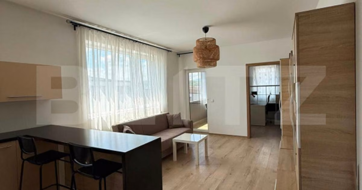 Apartament de vânzare cu 2 camere, mobilat în Florești