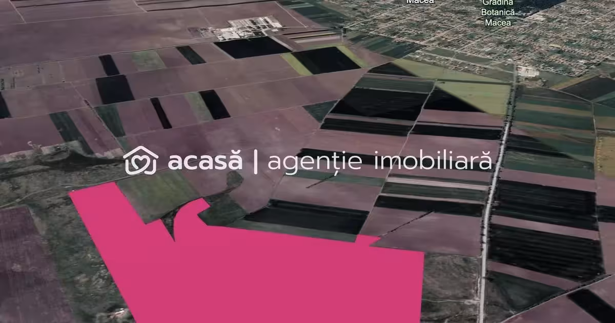 Teren agricol extravilan de vânzare de 424700 mp, în Macea