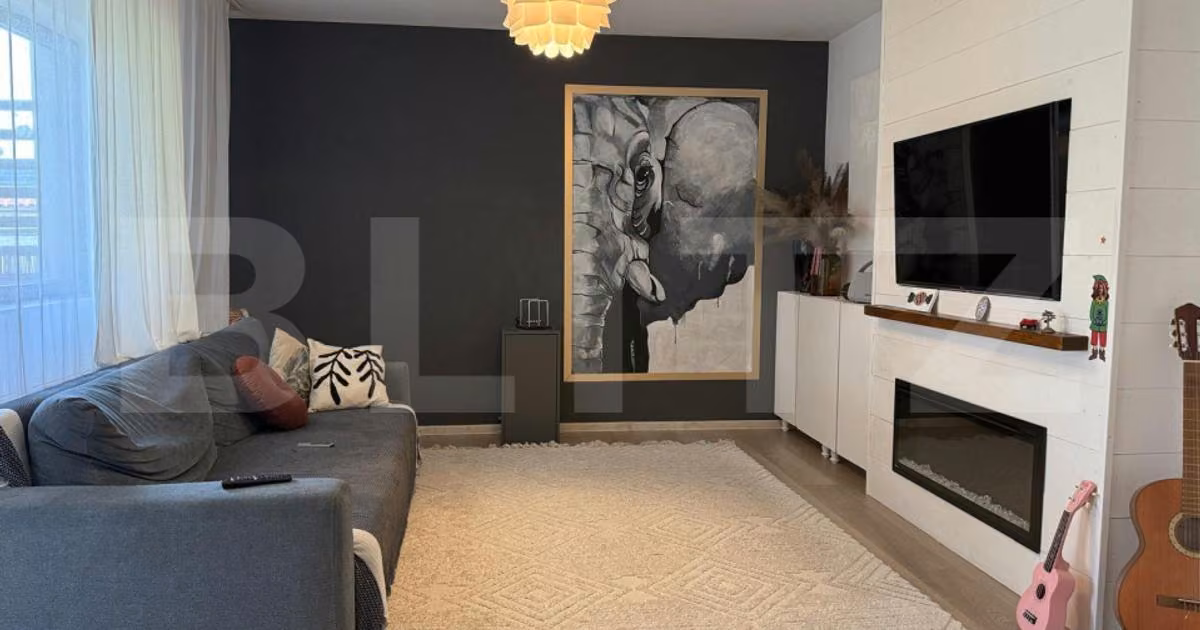 Duplex de vânzare cu 4 camere, mobilat în Moșnița Veche