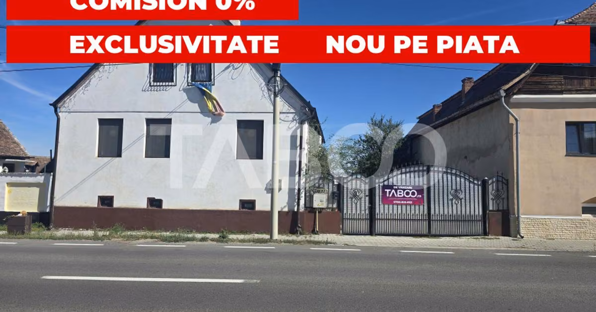 Casă individuală de vânzare cu 7 camere, mobilată în Șura Mică