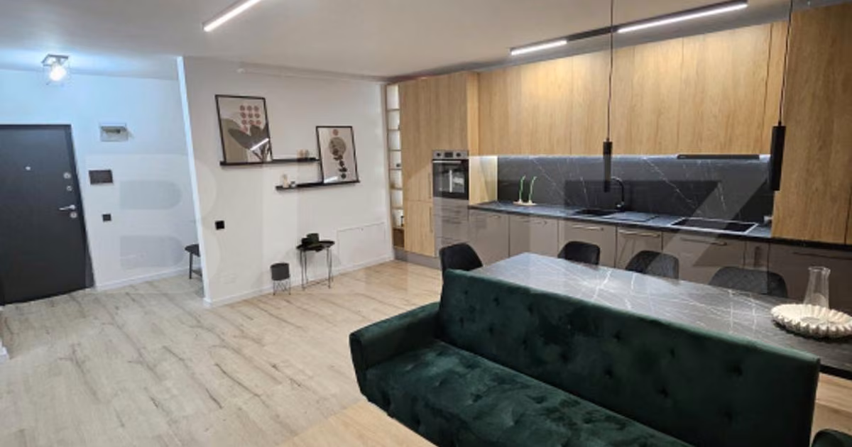 Apartament de vânzare cu 2 camere, mobilat în Florești