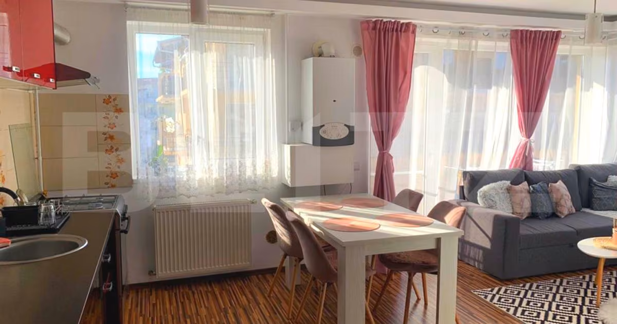 Apartament de vânzare cu 3 camere, mobilat în Florești