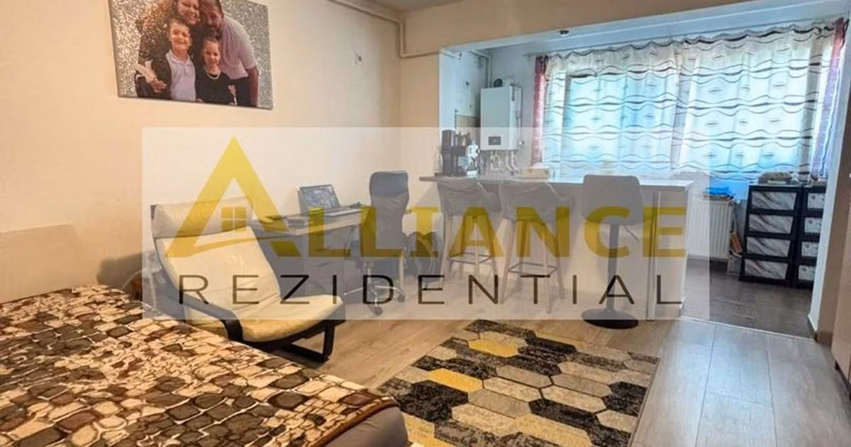 Apartament de vânzare cu 2 camere, mobilat în Popești-Leordeni