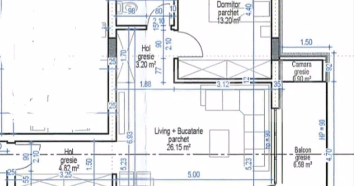 Apartament de vânzare cu 2 camere în Florești