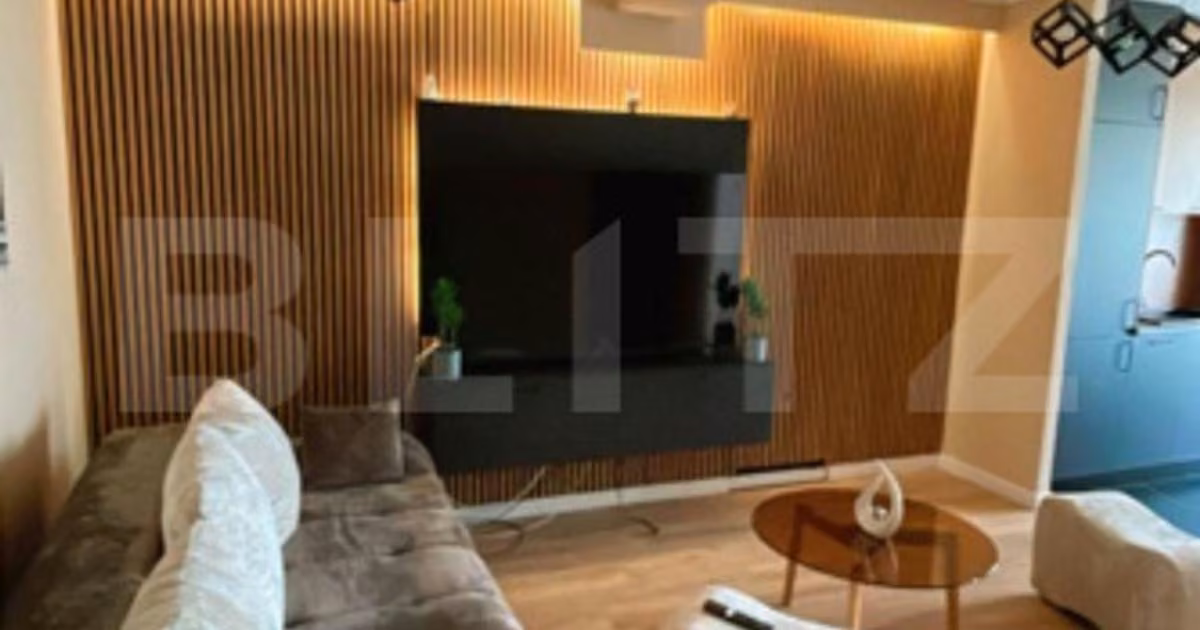 Apartament de vânzare cu 2 camere, mobilat în Florești