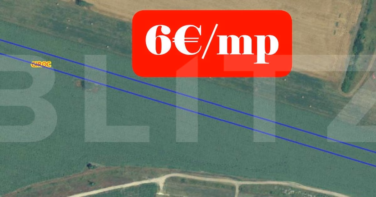 Teren agricol extravilan de vânzare de 10000 mp, în Giroc