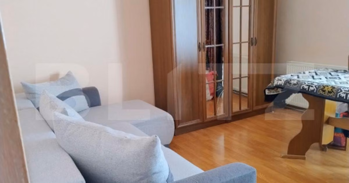 Apartament de vânzare cu 2 camere, mobilat în Florești
