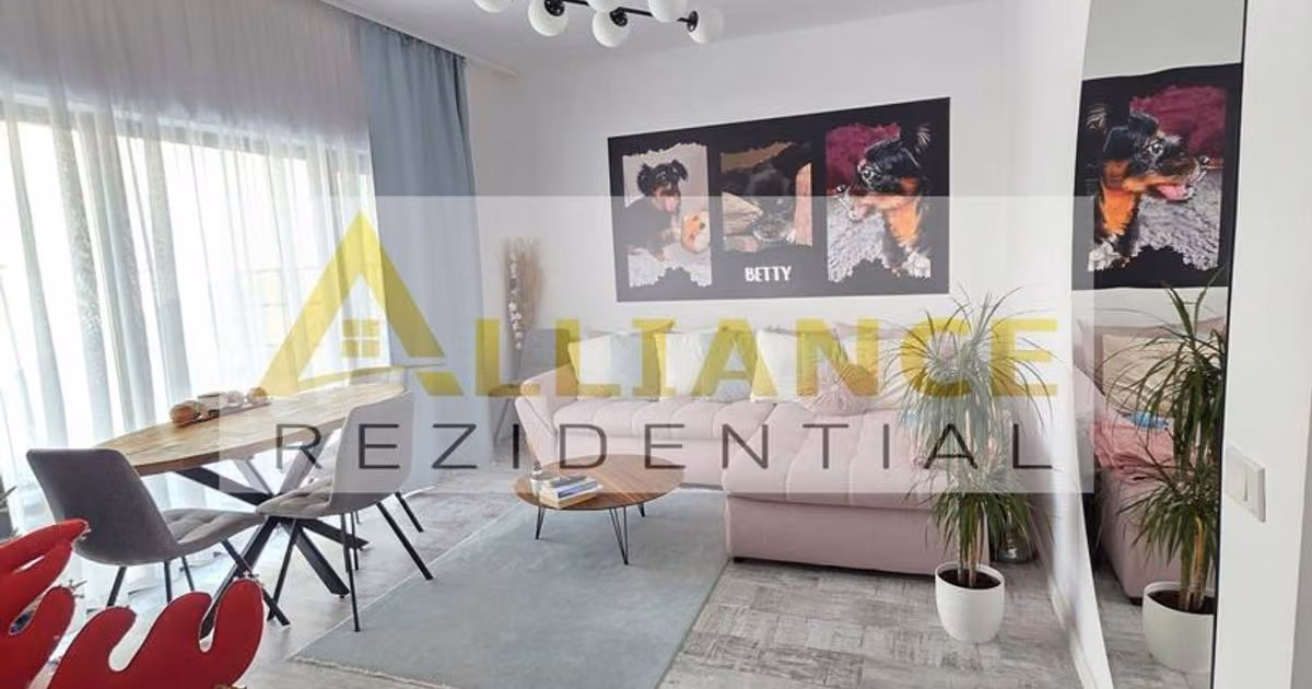 Duplex de vânzare cu 3 camere, mobilat în Popești-Leordeni
