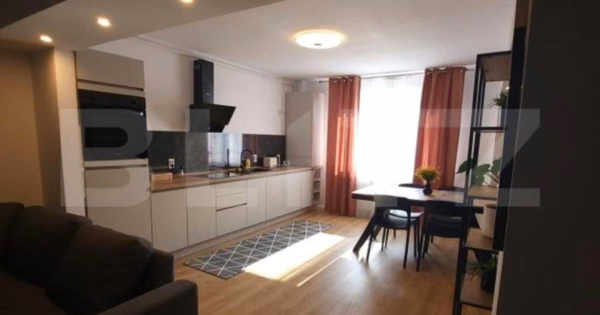 Apartament de vânzare cu 2 camere, mobilat în Florești