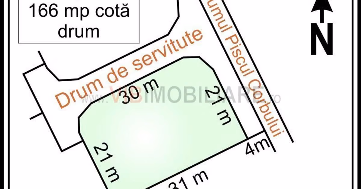 Teren intravilan de vânzare de 804 mp, în zona Băneasa, Sector 1