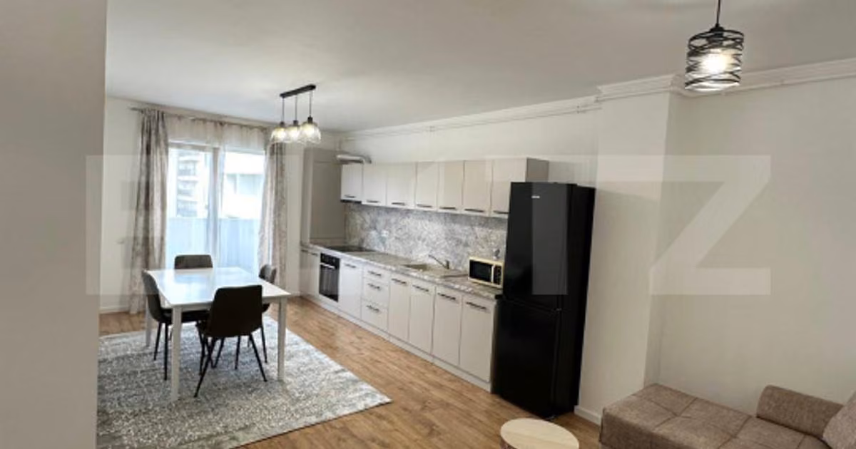 Apartament de vânzare cu 2 camere, mobilat în Florești