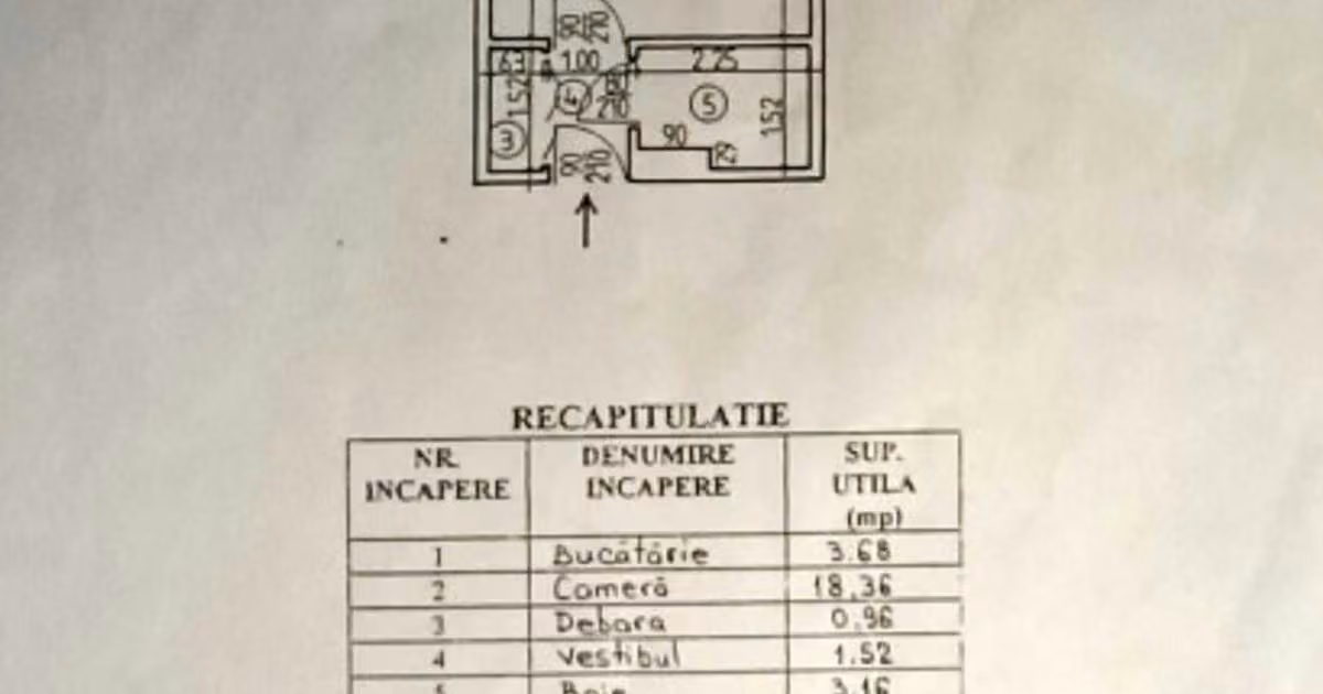 Garsonieră de vânzare, mobilată în zona Titan, Sector 3