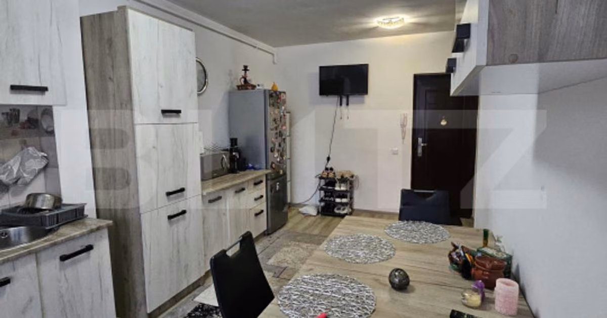 Apartament de vânzare cu 2 camere, mobilat în Florești