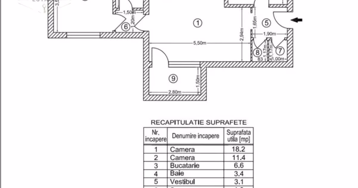 Apartament de vânzare cu 2 camere, mobilat în zona Pantelimon, Sector 2