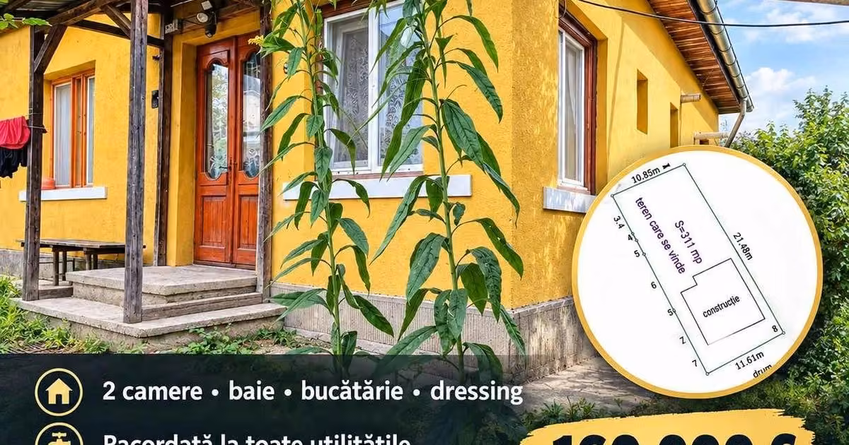 Casă individuală de vânzare cu 2 camere în zona Centru Civic, Iași