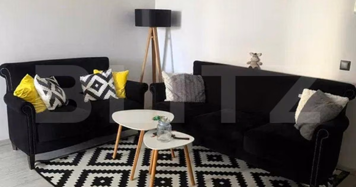 Apartament de vânzare cu 2 camere, mobilat în Florești