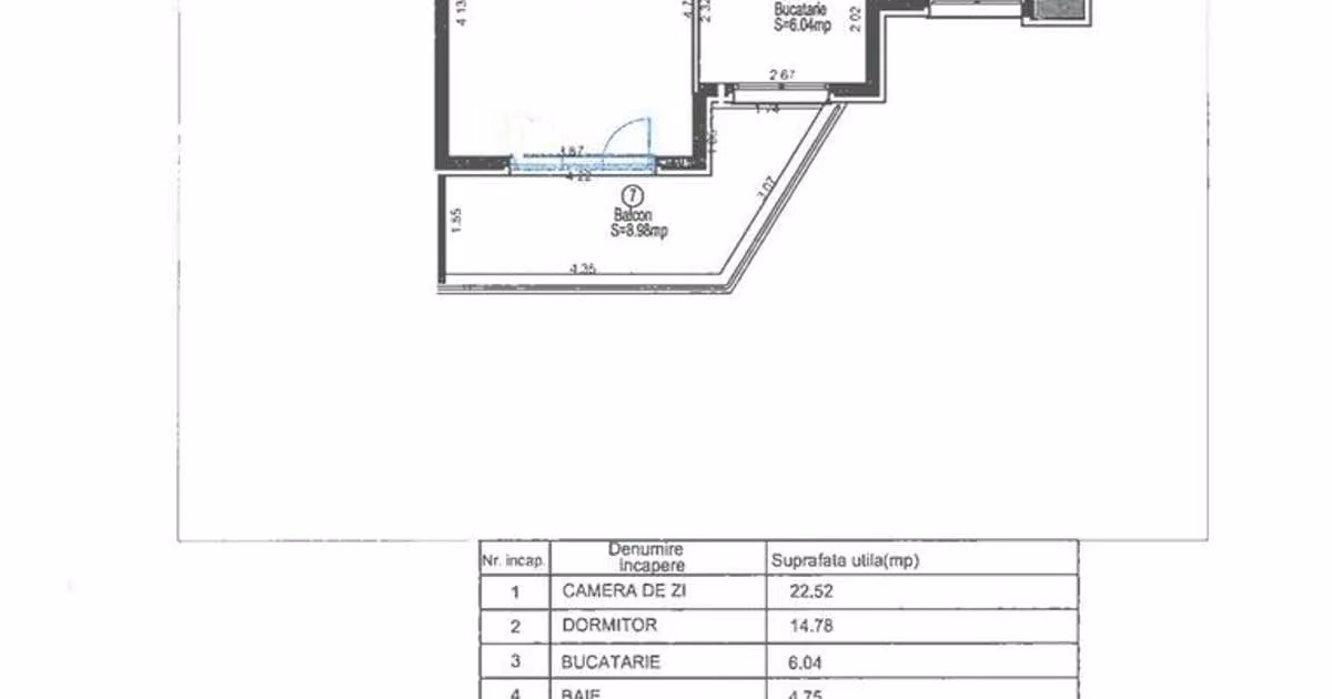 Apartament de vânzare cu 2 camere, mobilat în zona Lipovei, Timișoara