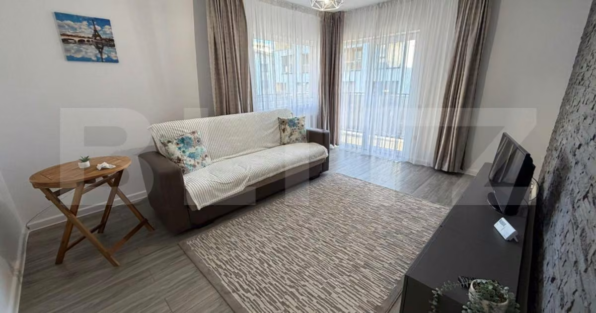 Apartament de vânzare cu 2 camere, mobilat în Florești