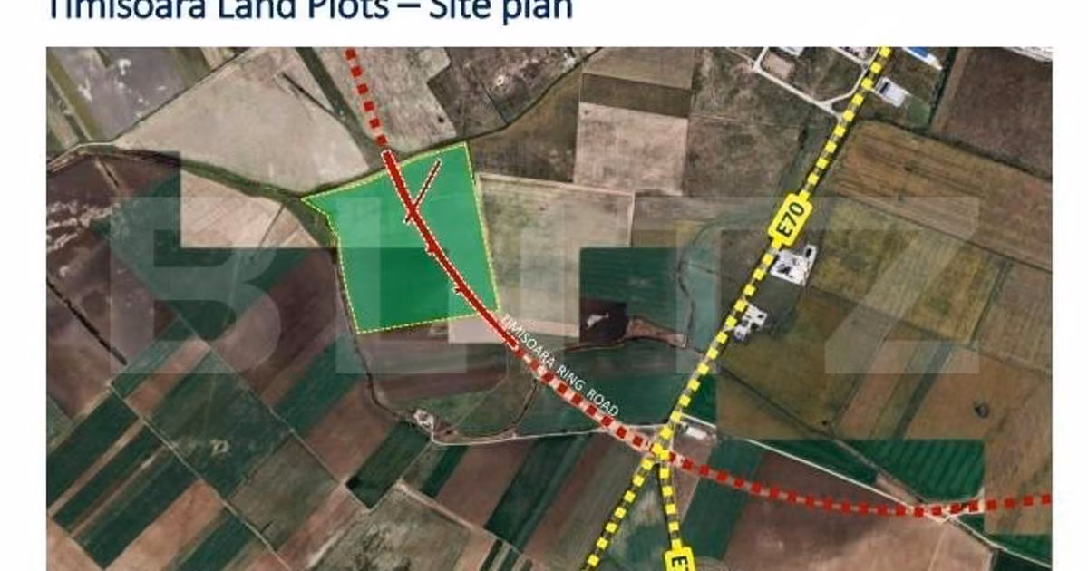 Teren Construcții extravilan de vânzare de 84000 mp, în zona Șagului, Timișoara