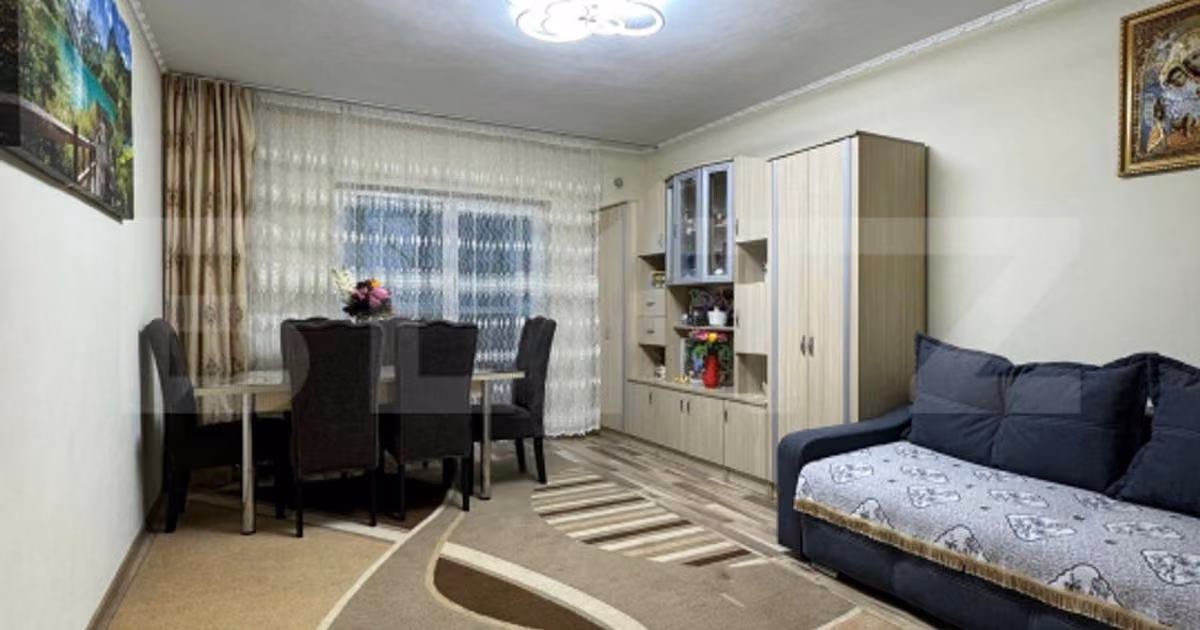 Apartament de vânzare cu 2 camere, mobilat în Florești