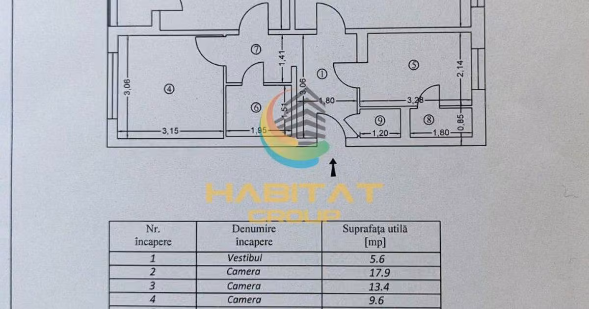 Apartament de vânzare cu 3 camere în zona Drumul Găzarului, Sector 4
