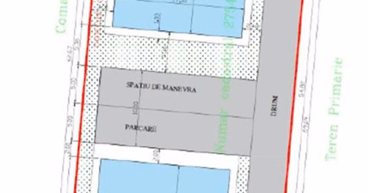 Teren Construcții intravilan de vânzare de 1800 mp, în Tunari