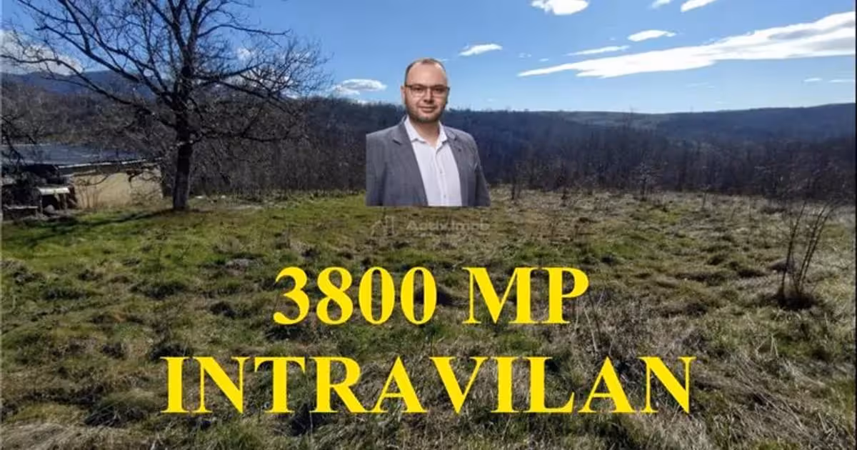 Teren Construcții intravilan de vânzare de 3800 mp, în Oravița