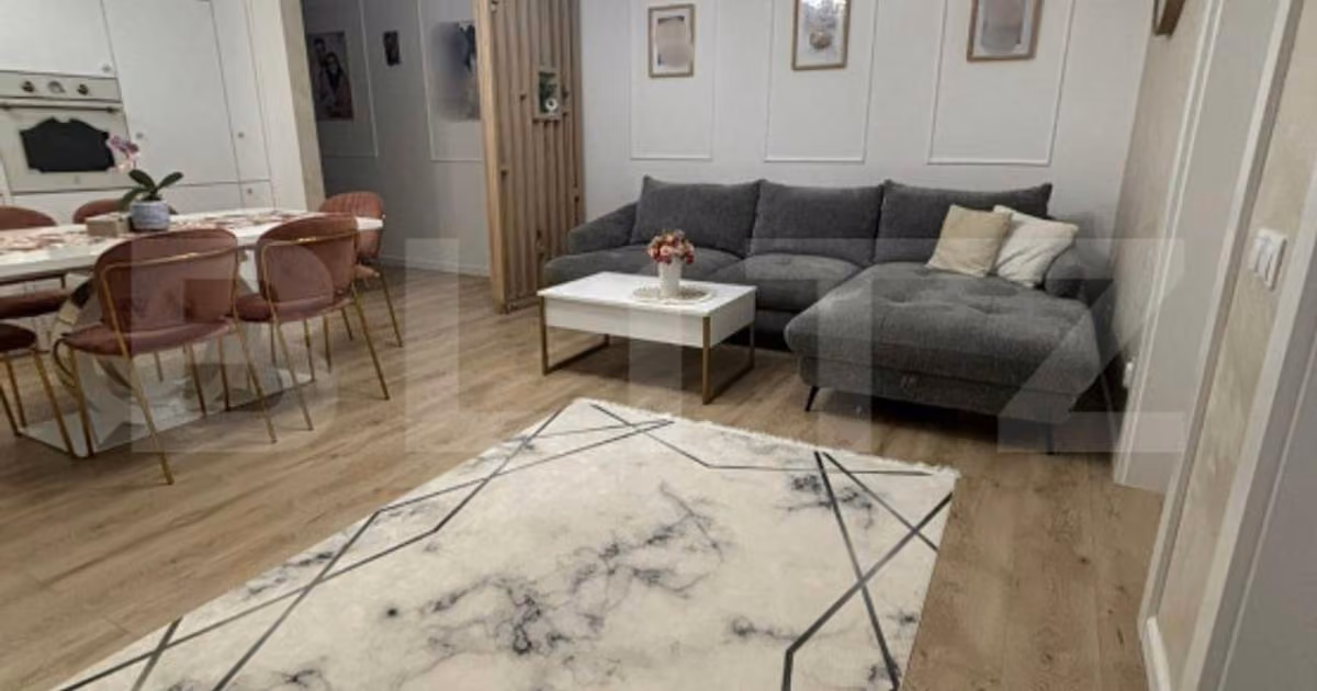 Apartament de vânzare cu 3 camere, mobilat în Florești