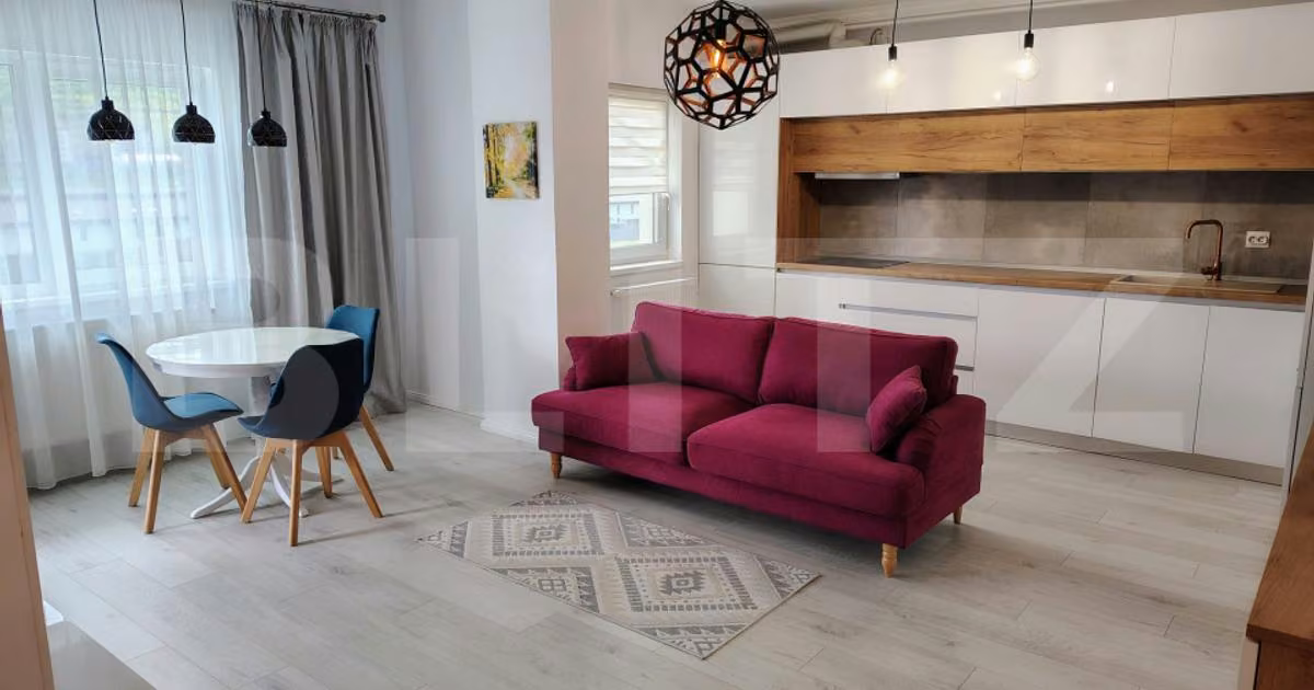Apartament de vânzare cu 2 camere, mobilat în Florești