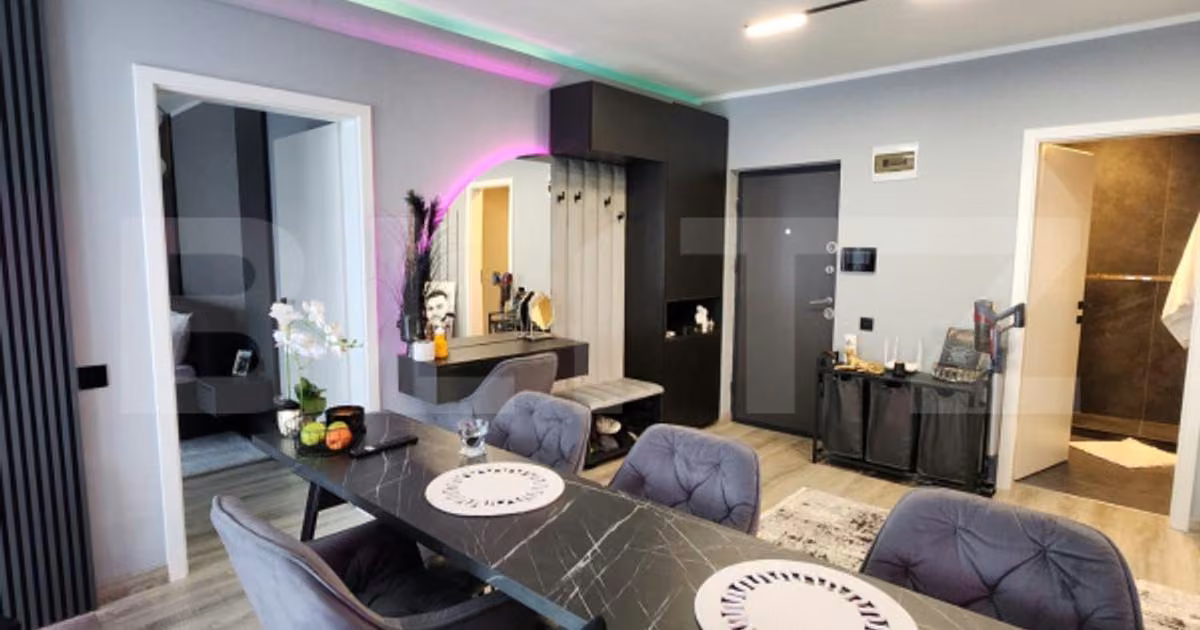 Apartament de vânzare cu 3 camere, mobilat în Florești