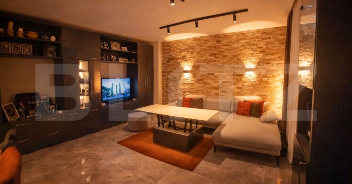 Apartament de vânzare cu 2 camere, mobilat în Florești