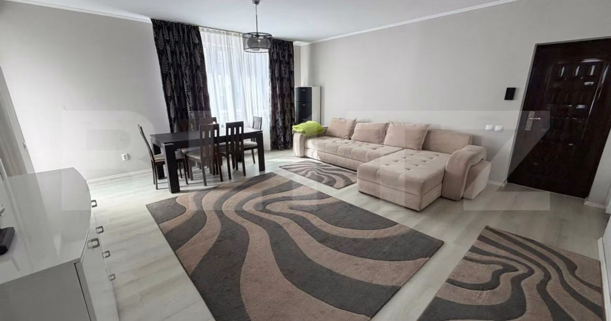 Apartament de vânzare cu 2 camere, mobilat în Florești