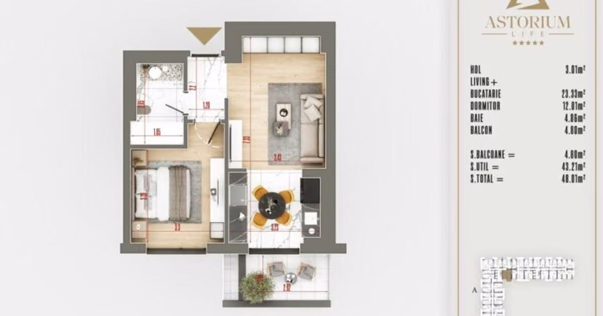 Apartament de vânzare cu 2 camere în zona Theodor Pallady, Sector 3