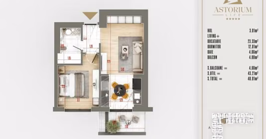 Apartament Titan