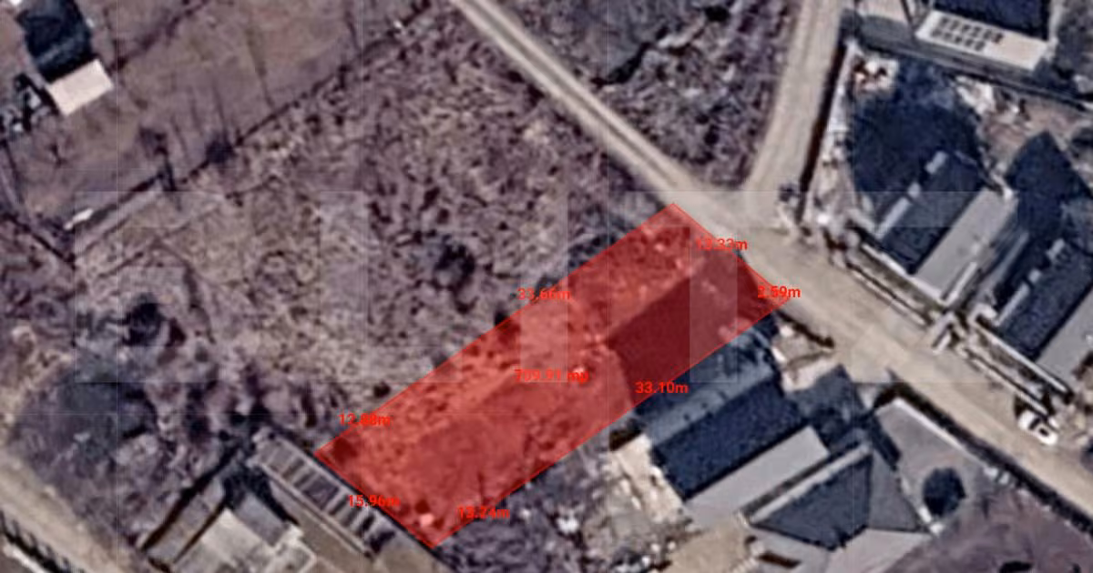 Teren Construcții intravilan de vânzare de 710 mp, în Chinteni