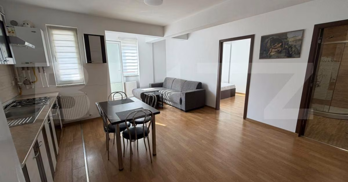 Apartament de vânzare cu 2 camere, mobilat în Florești