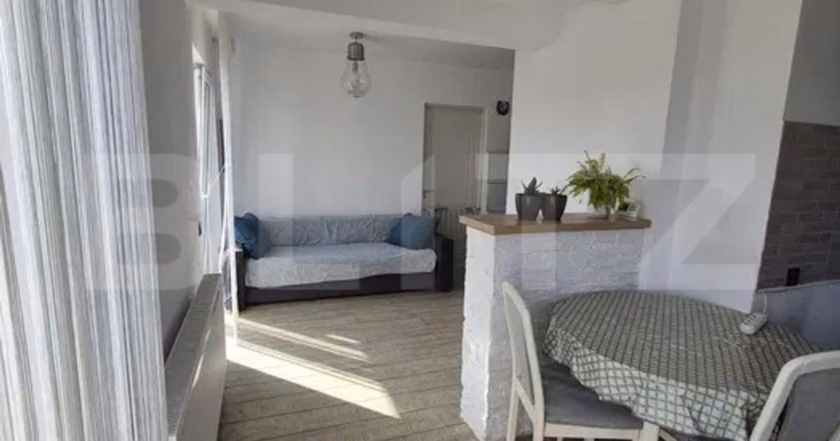 Apartament de vânzare cu 2 camere, mobilat în Florești