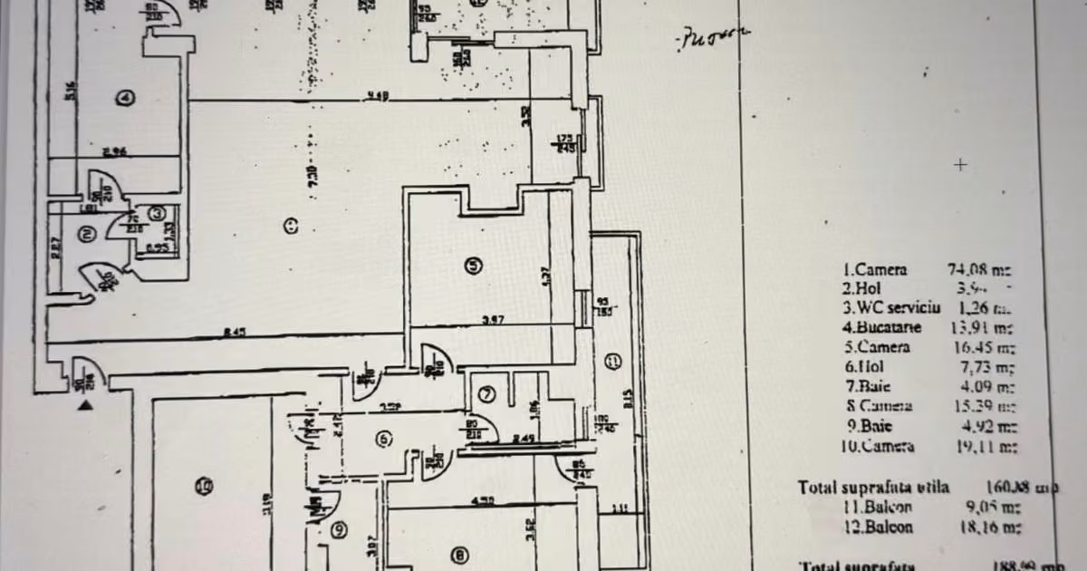Apartament de vânzare cu 4 camere în zona Primăverii, Sector 1