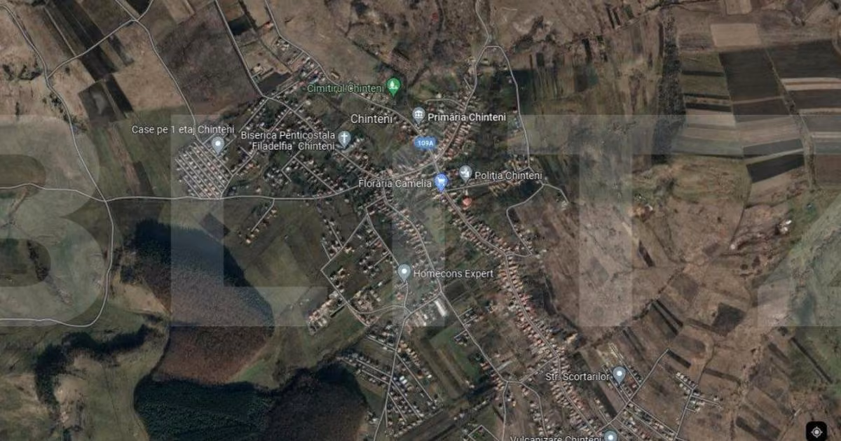 Teren Construcții intravilan de vânzare de 1140 mp, în Chinteni