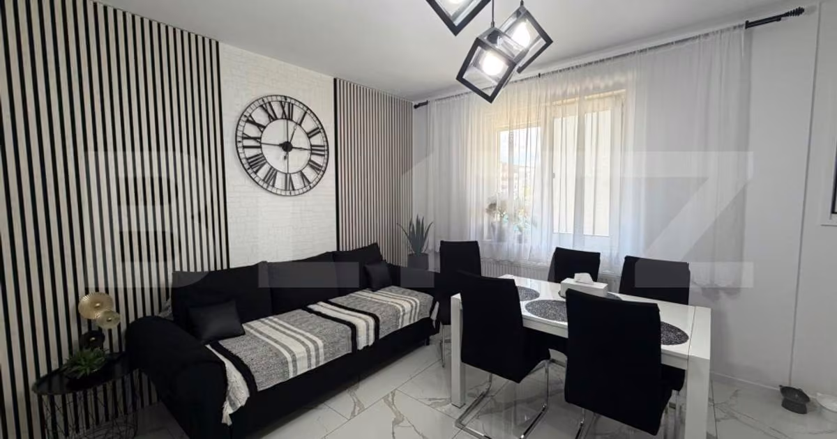 Apartament de vânzare cu 3 camere, mobilat în Florești