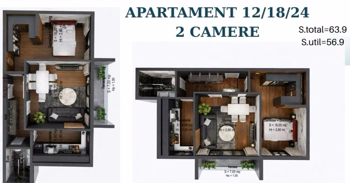 Apartament de vânzare cu 2 camere în zona Theodor Pallady, Sector 3