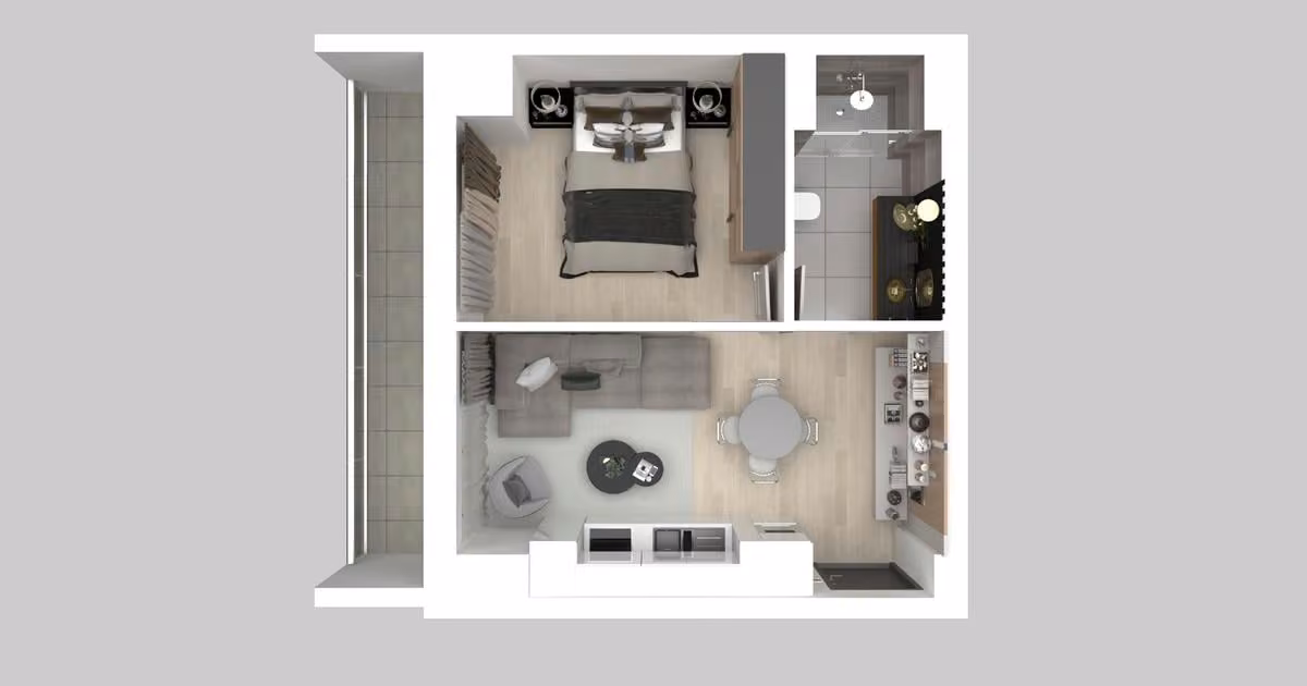 Apartament de vânzare cu 2 camere, mobilat în Mamaia