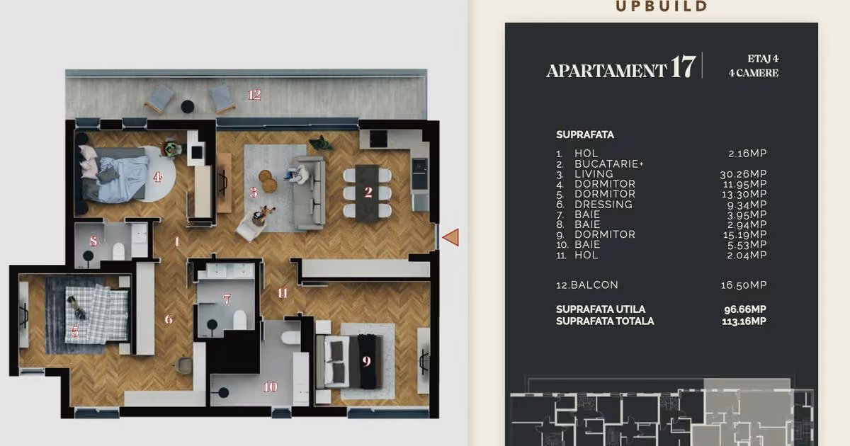 Apartament de vânzare cu 4 camere în zona P-ța Muncii, Sector 2
