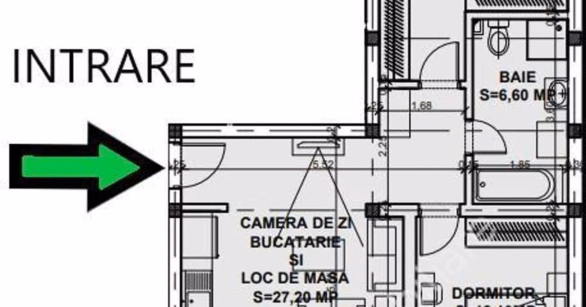 Apartament de vânzare cu 3 camere în zona Exterior Sud, Sibiu