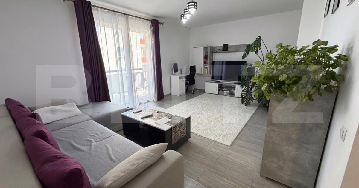 Apartament de vânzare cu 2 camere, mobilat în Florești