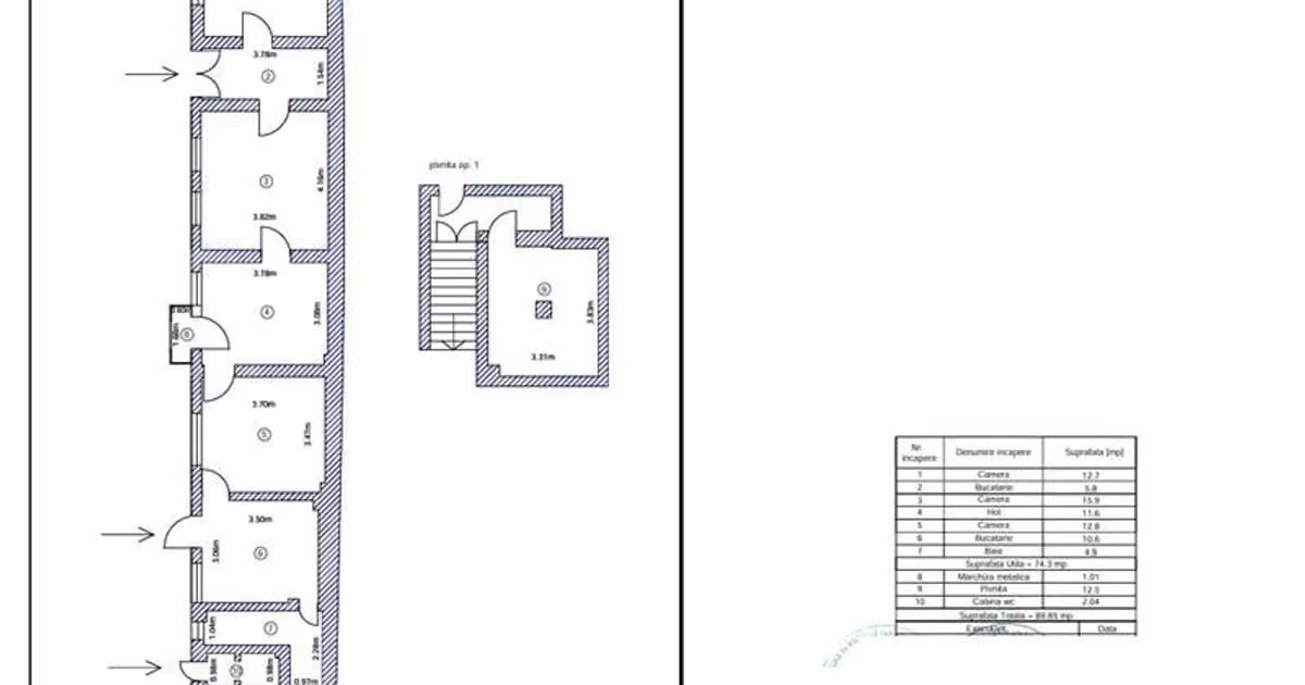Casă de vânzare cu 3 camere în zona Armeneasca, Sector 2