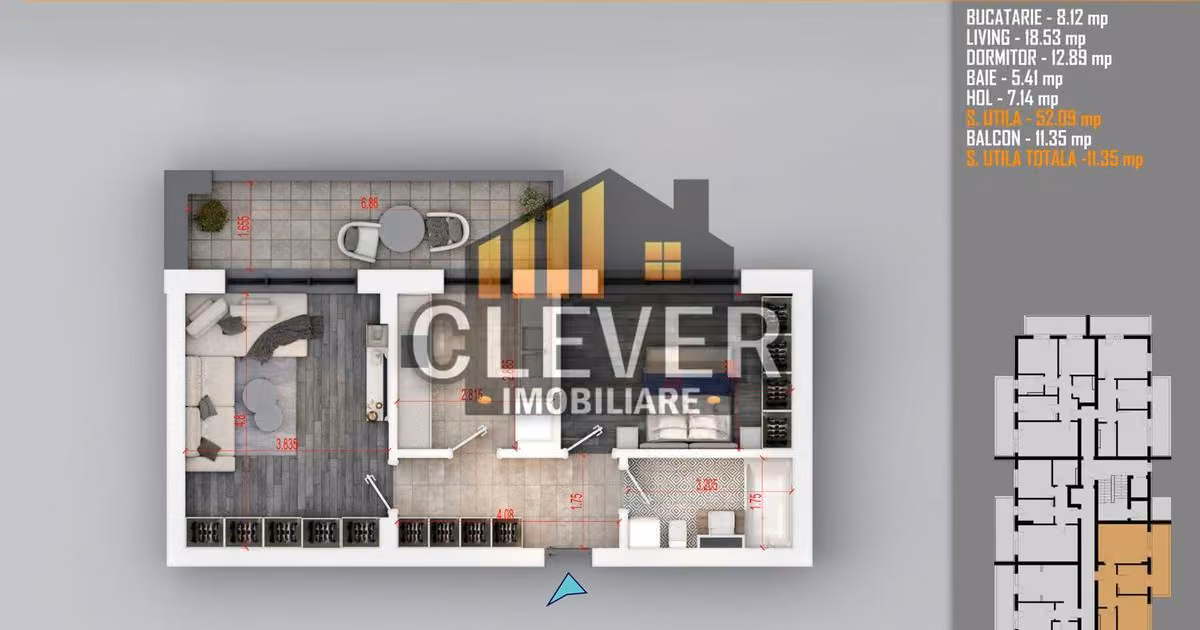 Apartament de vânzare cu 2 camere în zona Theodor Pallady, Sector 3