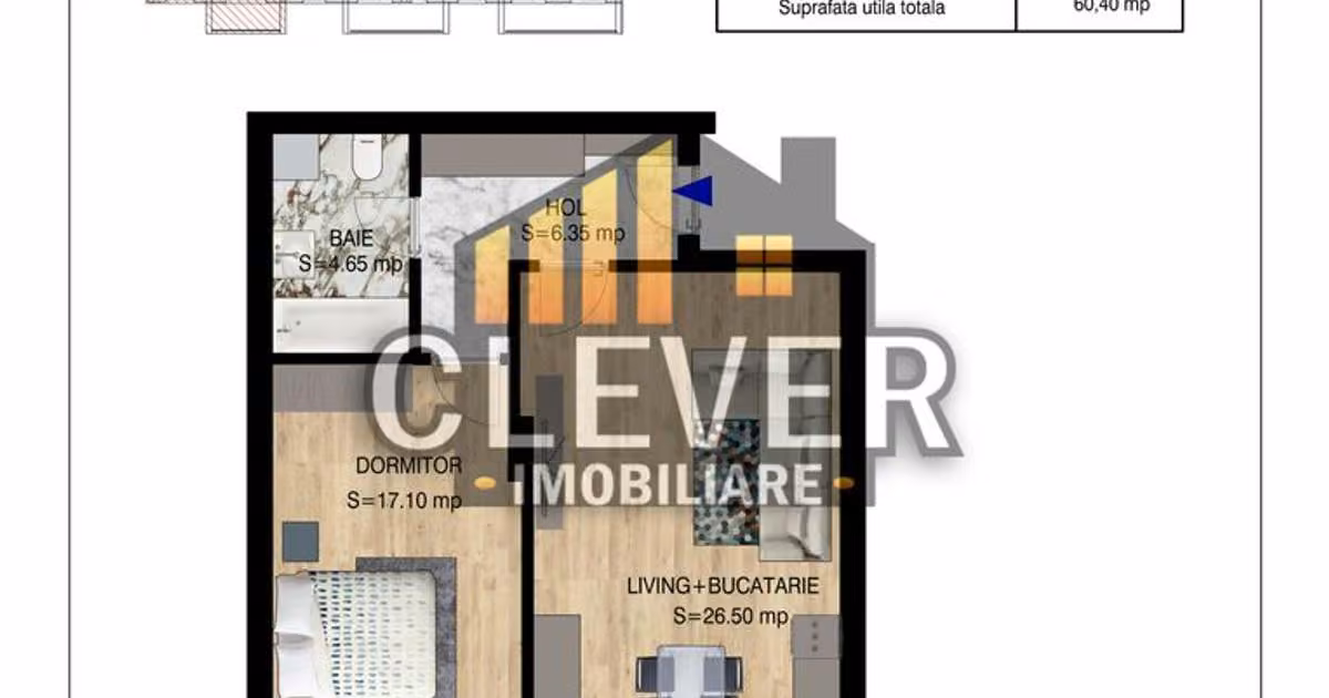 Apartament de vânzare cu 2 camere în zona Theodor Pallady, Sector 3